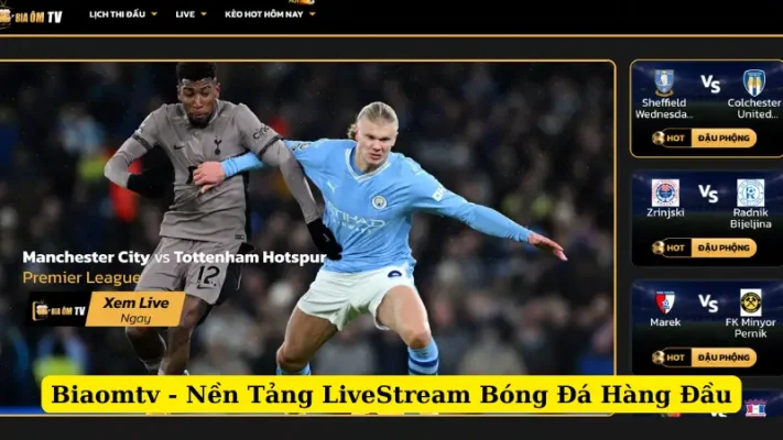 Biaomtv - Nền Tảng LiveStream Bóng Đá Hàng Đầu